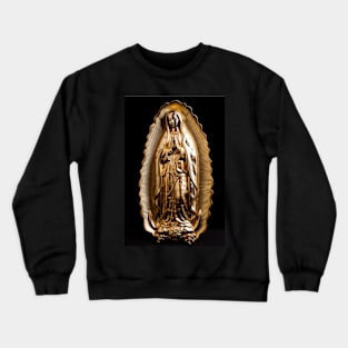 Our Lady of Guadalupe Golden Sculpture Crewneck Sweatshirt